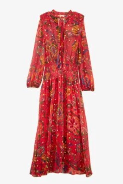Farm Rio Red Sunset Tapestry Embroidered Maxi Dress -Farm Rio Shoop 301808 06 1
