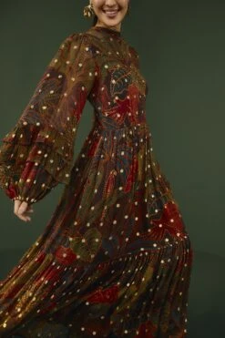 Farm Rio Black Rainforest Maxi Dress 6 Farm Rio Black Rainforest Maxi Dress -Farm Rio Shoop 301812 03