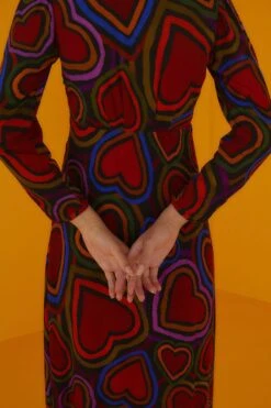 Farm Rio Rainbow Wild Hearts Maxi Dress -Farm Rio Shoop 301861 03