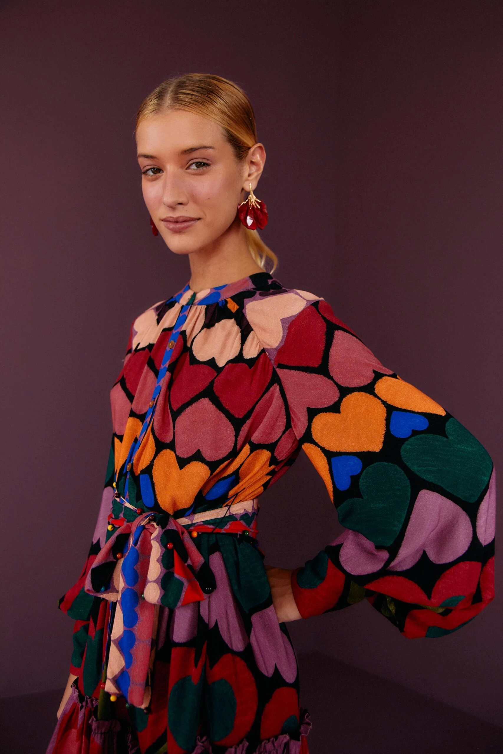 Farm Rio Full Of Hearts Mini Dress 3 Farm Rio Full Of Hearts Mini Dress - Image 3