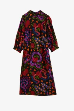 Farm Rio Black Jungle Fruits Midi Dress 11 Farm Rio Black Jungle Fruits Midi Dress -Farm Rio Shoop 301928 06
