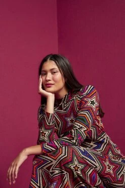 Farm Rio Mystic Trip Lenzing™ Ecovero™ Jersey Dress -Farm Rio Shoop 301939 03