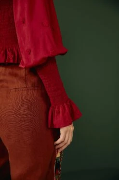 Farm Rio Burgundy 3D Hearts Blouse 8 Farm Rio Burgundy 3D Hearts Blouse -Farm Rio Shoop 302015 04