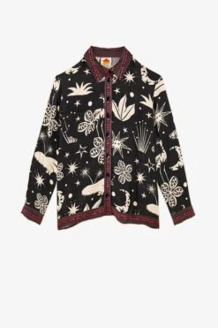 Farm Rio Black & White Cerrado Sky Shirt 9 Farm Rio Black & White Cerrado Sky Shirt -Farm Rio Shoop 302034 05