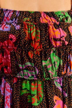 Farm Rio Black Wild Leopards Mini Dress 8 Farm Rio Black Wild Leopards Mini Dress -Farm Rio Shoop 303763 04