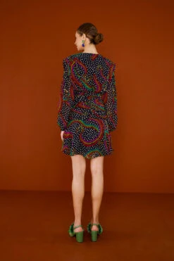 Farm Rio Rainbow Oxen Mini Dress 8 Farm Rio Rainbow Oxen Mini Dress -Farm Rio Shoop 303807 04