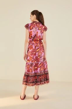 Farm Rio Sweet Floral Midi Dress -Farm Rio Shoop 303821 02
