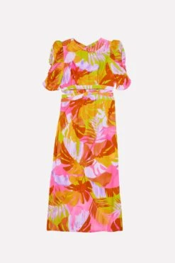 Farm Rio Colorful Leaves Midi Dress 11 Farm Rio Colorful Leaves Midi Dress -Farm Rio Shoop 303823 06