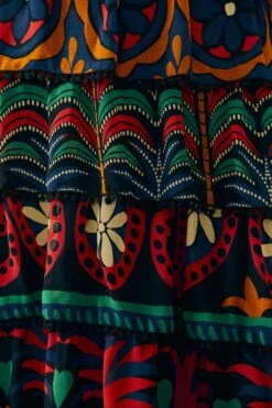 Farm Rio Black Night Sky Maxi Skirt -Farm Rio Shoop 303828 05