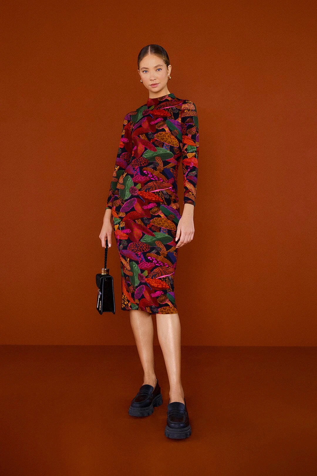 Farm Rio Leopard MushroomLenzing™ Ecovero™ Viscose Dress 1 Farm Rio Leopard MushroomLenzing™ Ecovero™ Viscose Dress