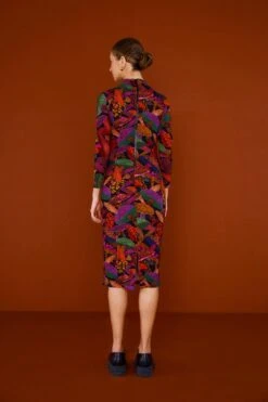 Farm Rio Leopard MushroomLenzing™ Ecovero™ Viscose Dress 6 Farm Rio Leopard MushroomLenzing™ Ecovero™ Viscose Dress -Farm Rio Shoop 303853 03