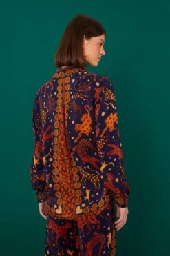 Farm Rio Navy Animal Sky Shirt 7 Farm Rio Navy Animal Sky Shirt -Farm Rio Shoop 303857 03