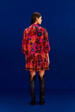 Farm Rio Pink Sweet Forest Blouse -Farm Rio Shoop 303876 03