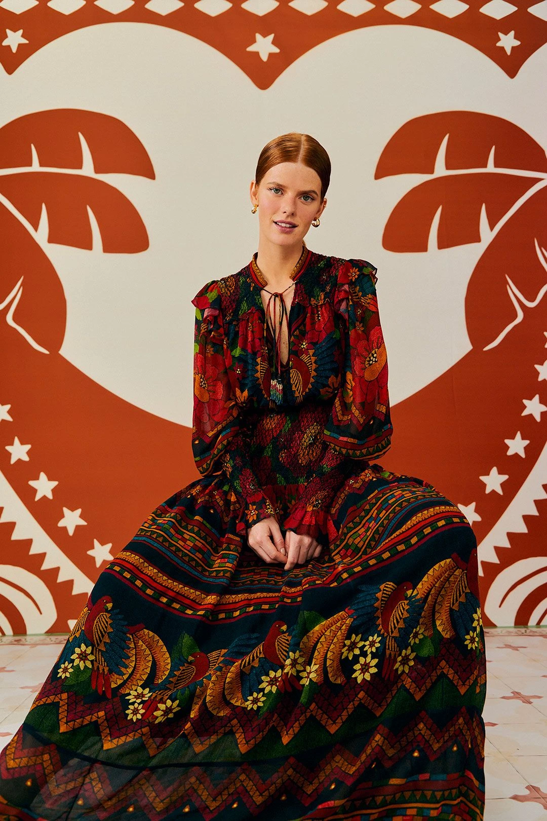 Farm Rio Macaw Ballet Ainika Maxi Dress 1 Farm Rio Macaw Ballet Ainika Maxi Dress