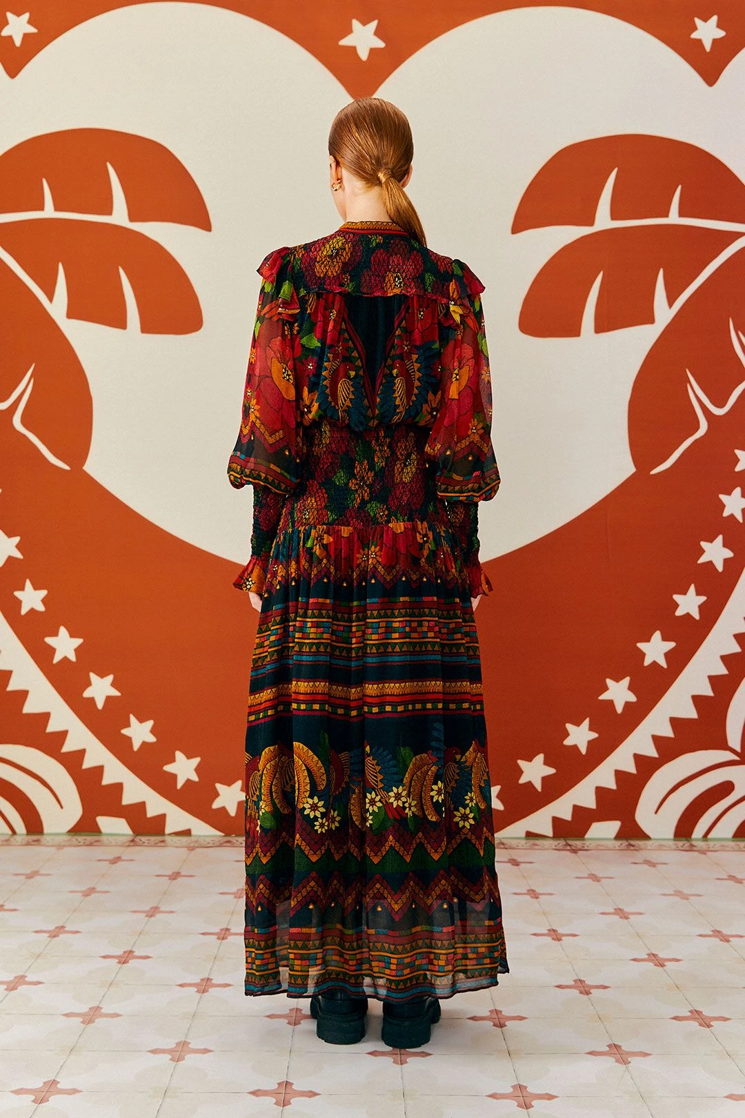 Farm Rio Macaw Ballet Ainika Maxi Dress 4 Farm Rio Macaw Ballet Ainika Maxi Dress - Image 4