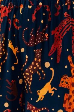 Farm Rio Navy Animal Sky Pants -Farm Rio Shoop 303899 05