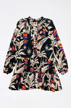 Farm Rio Toucans Wave Organic Cotton Mini Dress -Farm Rio Shoop 303908 05