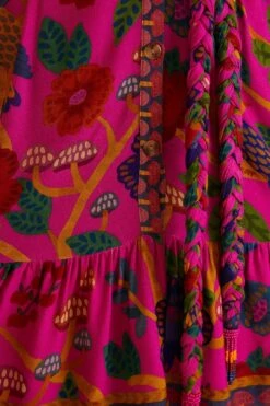 Farm Rio Pink Sweet Forest Mini Dress -Farm Rio Shoop 303913 05