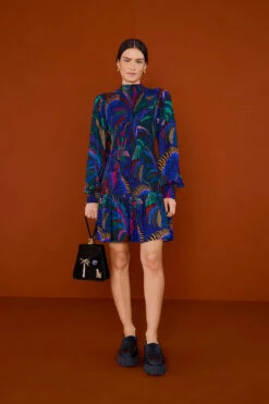 Farm Rio Amazonia Night Mini Dress 8 Farm Rio Amazonia Night Mini Dress -Farm Rio Shoop 303915 01