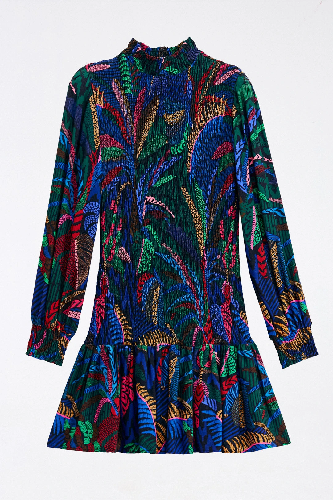 Farm Rio Amazonia Night Mini Dress 5 Farm Rio Amazonia Night Mini Dress - Image 5