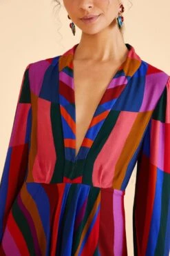 Farm Rio Magic Stripes Maxi Dress -Farm Rio Shoop 303924 03