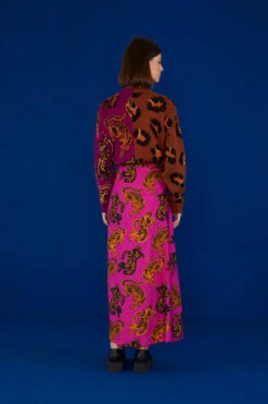 Farm Rio Pink Wild Leopards Lenzing™ Ecovero™ Viscose Maxi Skirt 6 Farm Rio Pink Wild Leopards Lenzing™ Ecovero™ Viscose Maxi Skirt -Farm Rio Shoop 303949 03