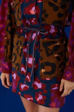 Farm Rio Mixed Leopards Canvas Jacket -Farm Rio Shoop 303960 03