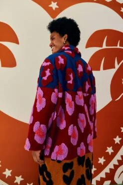 Farm Rio Mixed Leopards Fleece Coat 8 Farm Rio Mixed Leopards Fleece Coat -Farm Rio Shoop 304114 03