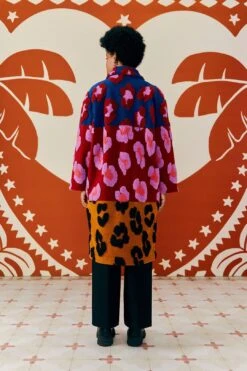 Farm Rio Mixed Leopards Fleece Coat 9 Farm Rio Mixed Leopards Fleece Coat -Farm Rio Shoop 304114 04