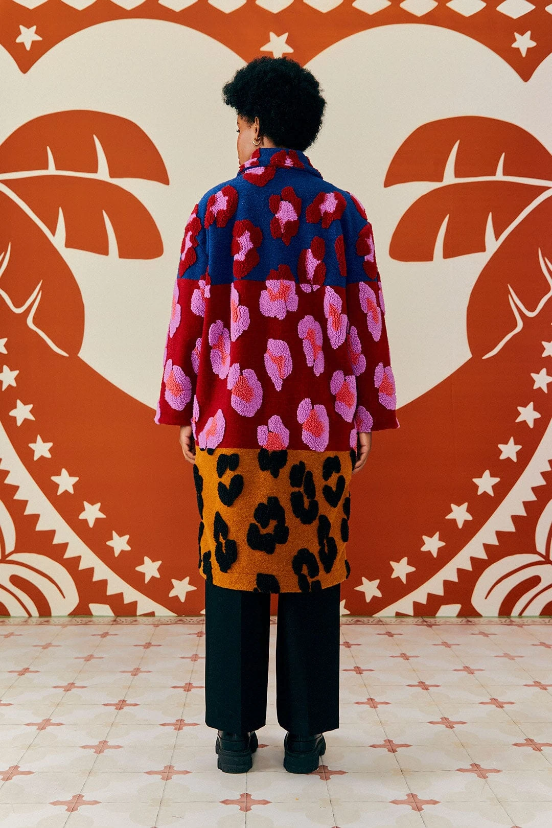 Farm Rio Mixed Leopards Fleece Coat 4 Farm Rio Mixed Leopards Fleece Coat - Image 4