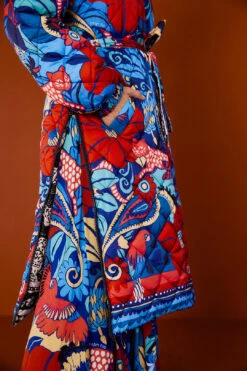 Farm Rio Black Graphic Floral Reversible Puffer Jacket 13 Farm Rio Black Graphic Floral Reversible Puffer Jacket -Farm Rio Shoop 304120 05