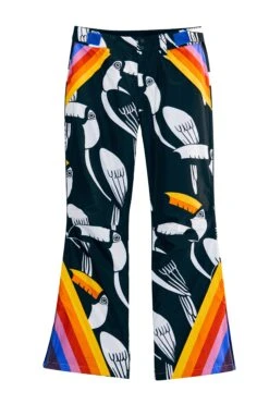 Farm Rio Black Graphic Toucans Ski Pants -Farm Rio Shoop 304126 06