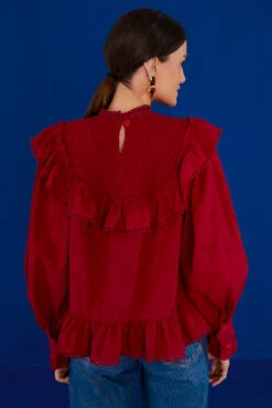 Farm Rio Red 3D Hearts Blouse 7 Farm Rio Red 3D Hearts Blouse -Farm Rio Shoop 304148 03