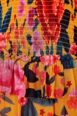 Farm Rio Yellow Floral Dream Blouse 10 Farm Rio Yellow Floral Dream Blouse -Farm Rio Shoop 304566 06 1