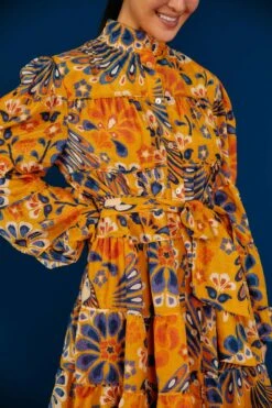 Farm Rio Yellow Pineapple Flowers Mini Dress 7 Farm Rio Yellow Pineapple Flowers Mini Dress -Farm Rio Shoop 304585 03