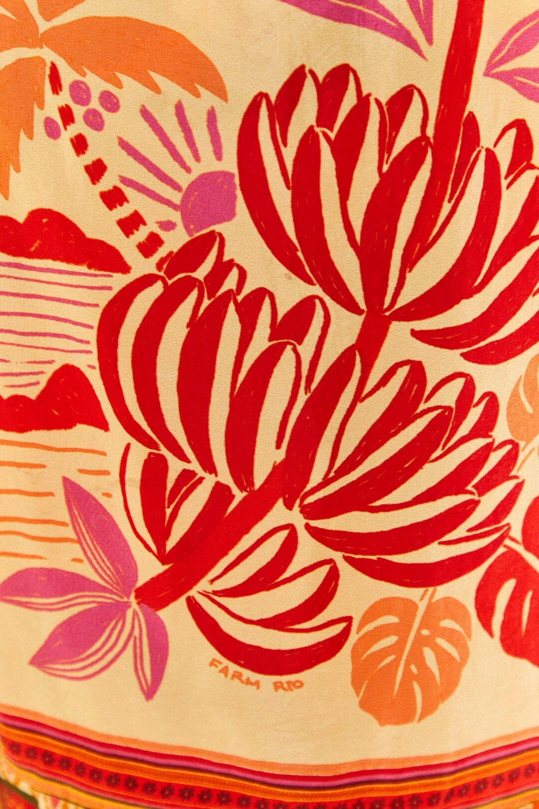 Farm Rio Forest Mixed Scarves Midi Dress 5 Farm Rio Forest Mixed Scarves Midi Dress - Image 5