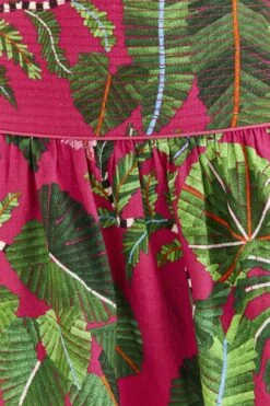 Farm Rio Pink Leaves Mini Dress -Farm Rio Shoop 305273 06 4f899207 fe95 488e bfa6 034885699f66