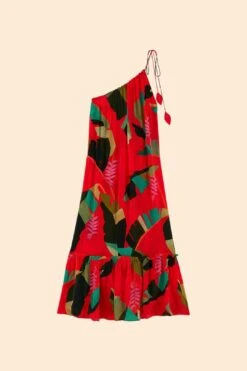 Farm Rio Red Heliconia Maxi Dress 11 Farm Rio Red Heliconia Maxi Dress -Farm Rio Shoop 305296 06