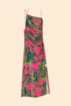 Farm Rio Pink Leaves Midi Dress 9 Farm Rio Pink Leaves Midi Dress -Farm Rio Shoop 305298 06