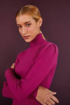 Farm Rio PINK KNIT BLOUSE