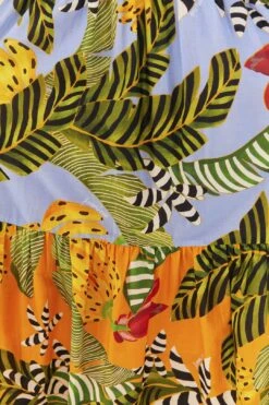 Farm Rio Mixed Striped Bananas Maxi Dress 10 Farm Rio Mixed Striped Bananas Maxi Dress -Farm Rio Shoop 305797 05 1