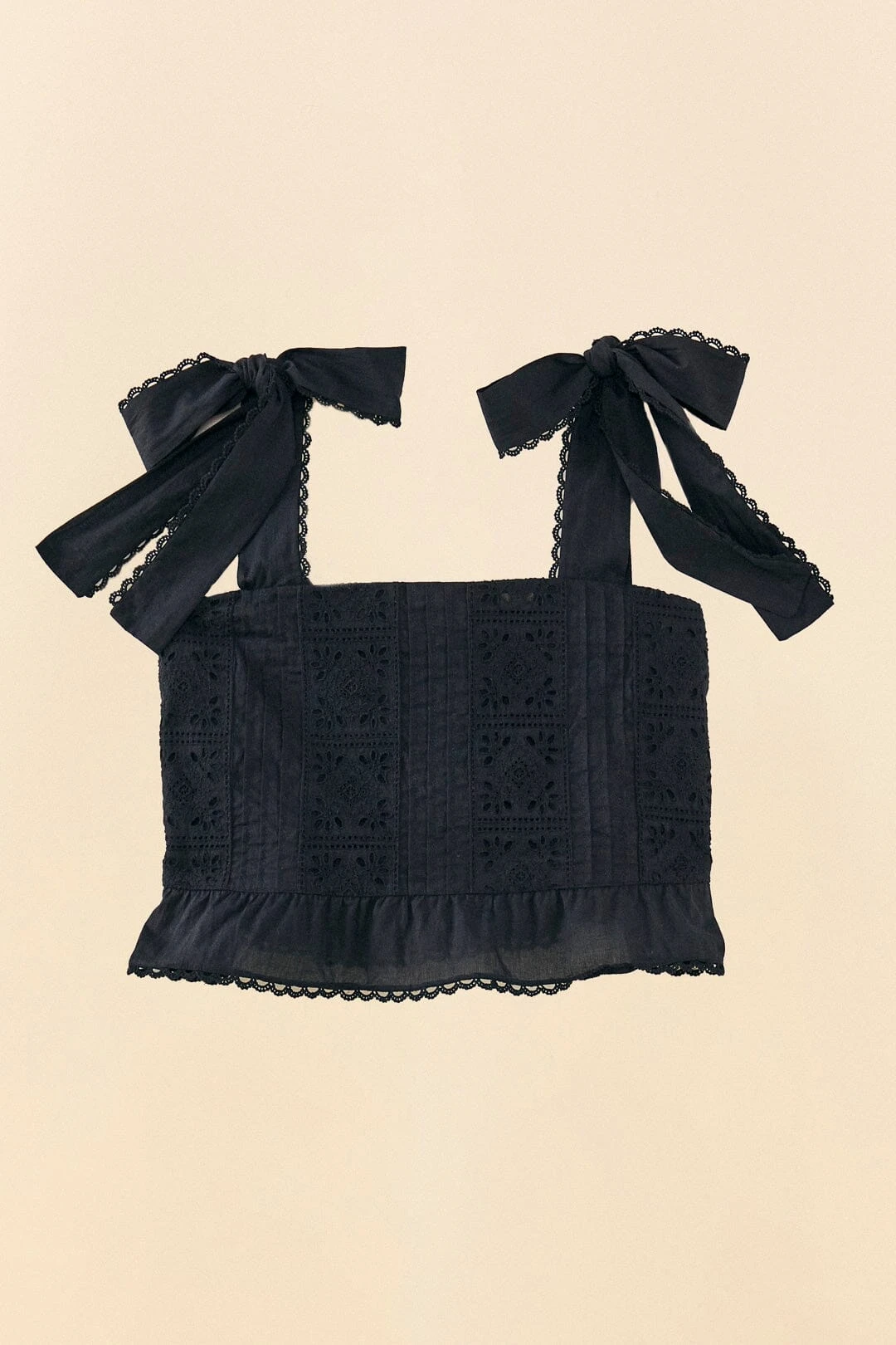 Farm Rio Black Lace Top 5 Farm Rio Black Lace Top - Image 5