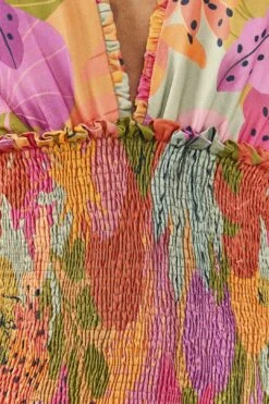 Farm Rio Sweet Forest Long Sleeve Mini Dress -Farm Rio Shoop 306085 04