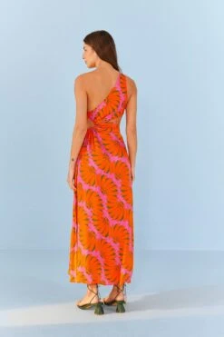 Farm Rio Pink CopacabanaLenzing™ Ecovero™ Viscose Cut Out Midi Dress 9 Farm Rio Pink CopacabanaLenzing™ Ecovero™ Viscose Cut Out Midi Dress -Farm Rio Shoop 306086 04