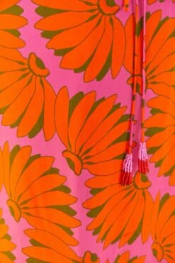 Farm Rio Pink CopacabanaLenzing™ Ecovero™ Viscose Cut Out Midi Dress 10 Farm Rio Pink CopacabanaLenzing™ Ecovero™ Viscose Cut Out Midi Dress -Farm Rio Shoop 306086 05