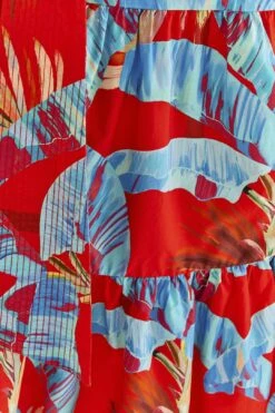 Farm Rio Red Sweet Jungle Midi Dress 11 Farm Rio Red Sweet Jungle Midi Dress -Farm Rio Shoop 306090 06