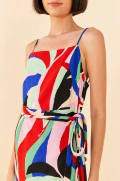 Farm Rio Colorful Monstera Mini Dress 8 Farm Rio Colorful Monstera Mini Dress -Farm Rio Shoop 306137 02