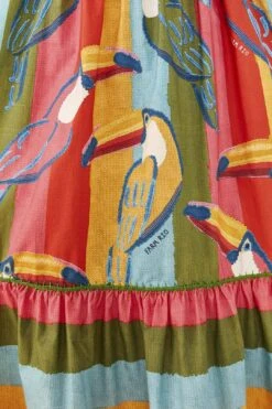 Farm Rio Wonderful Toucans Organic Cotton Midi Dress -Farm Rio Shoop 306145 05