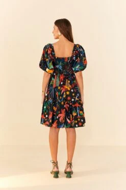 Farm Rio Zodiac Organic Cotton Mini Dress -Farm Rio Shoop 306150 03