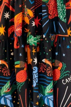 Farm Rio Zodiac Organic Cotton Mini Dress -Farm Rio Shoop 306150 05